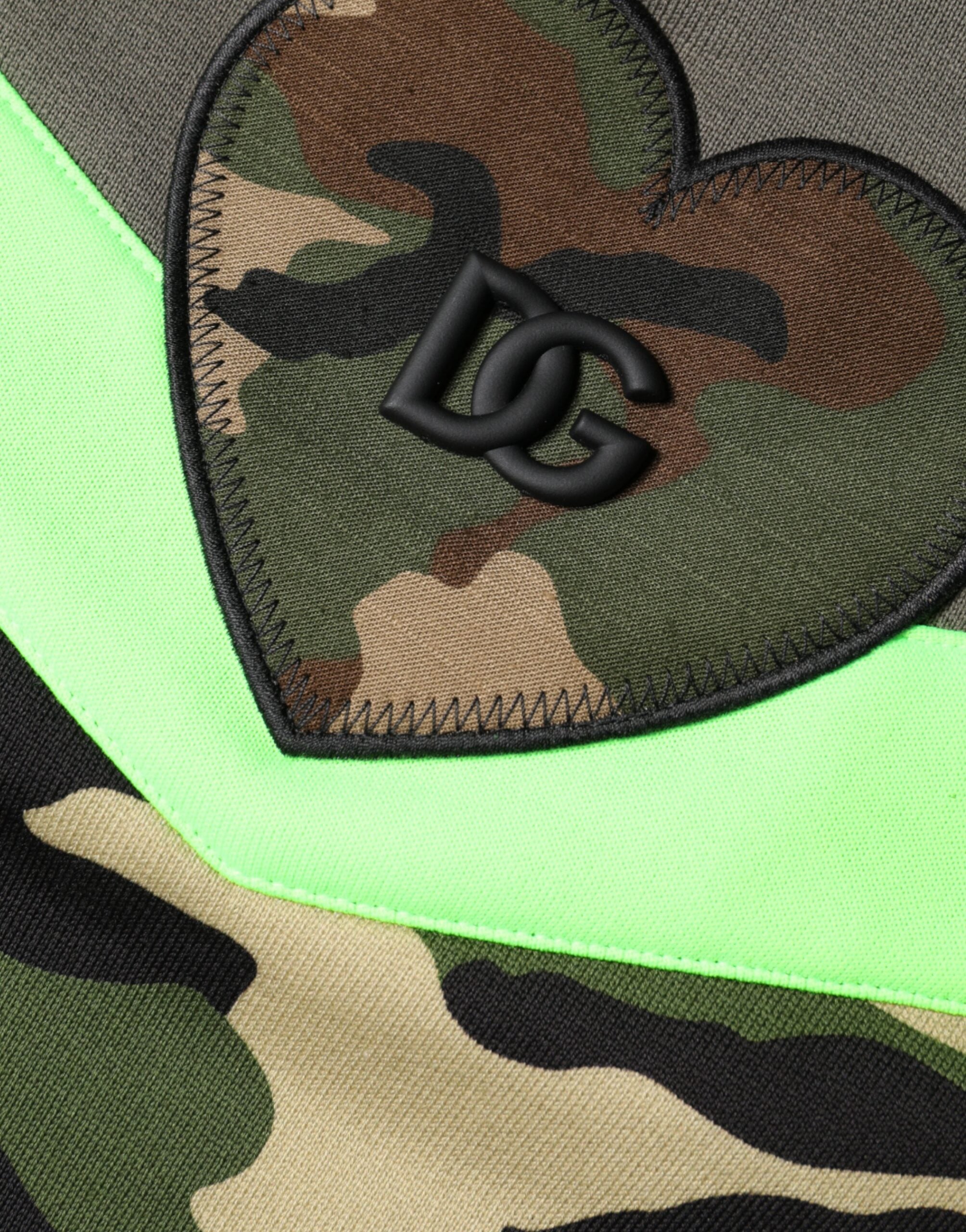 Veelkleurige camouflage sweatshirttrui