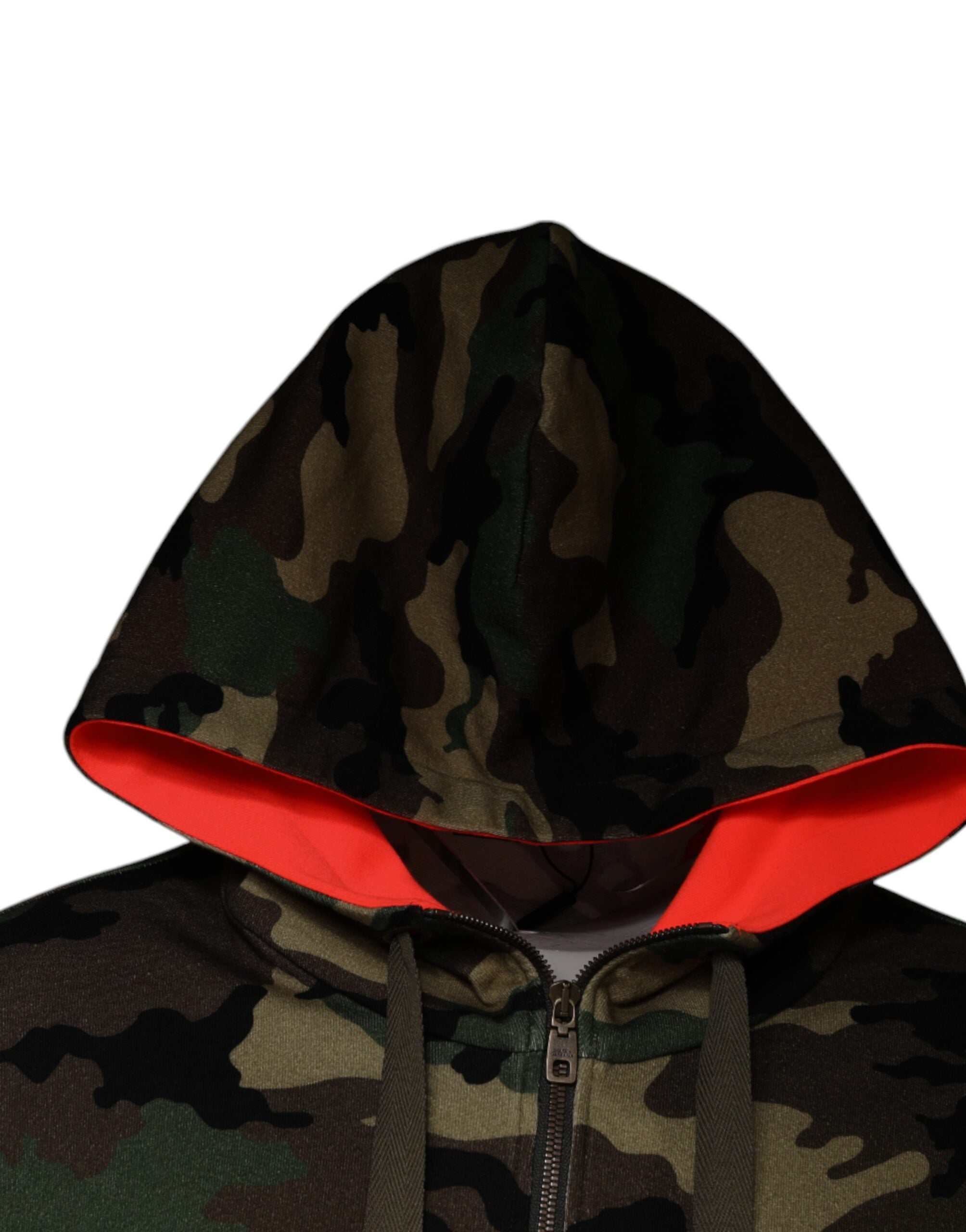 Multicolor Camouflage Hooded Heren Sweatshirt Trui