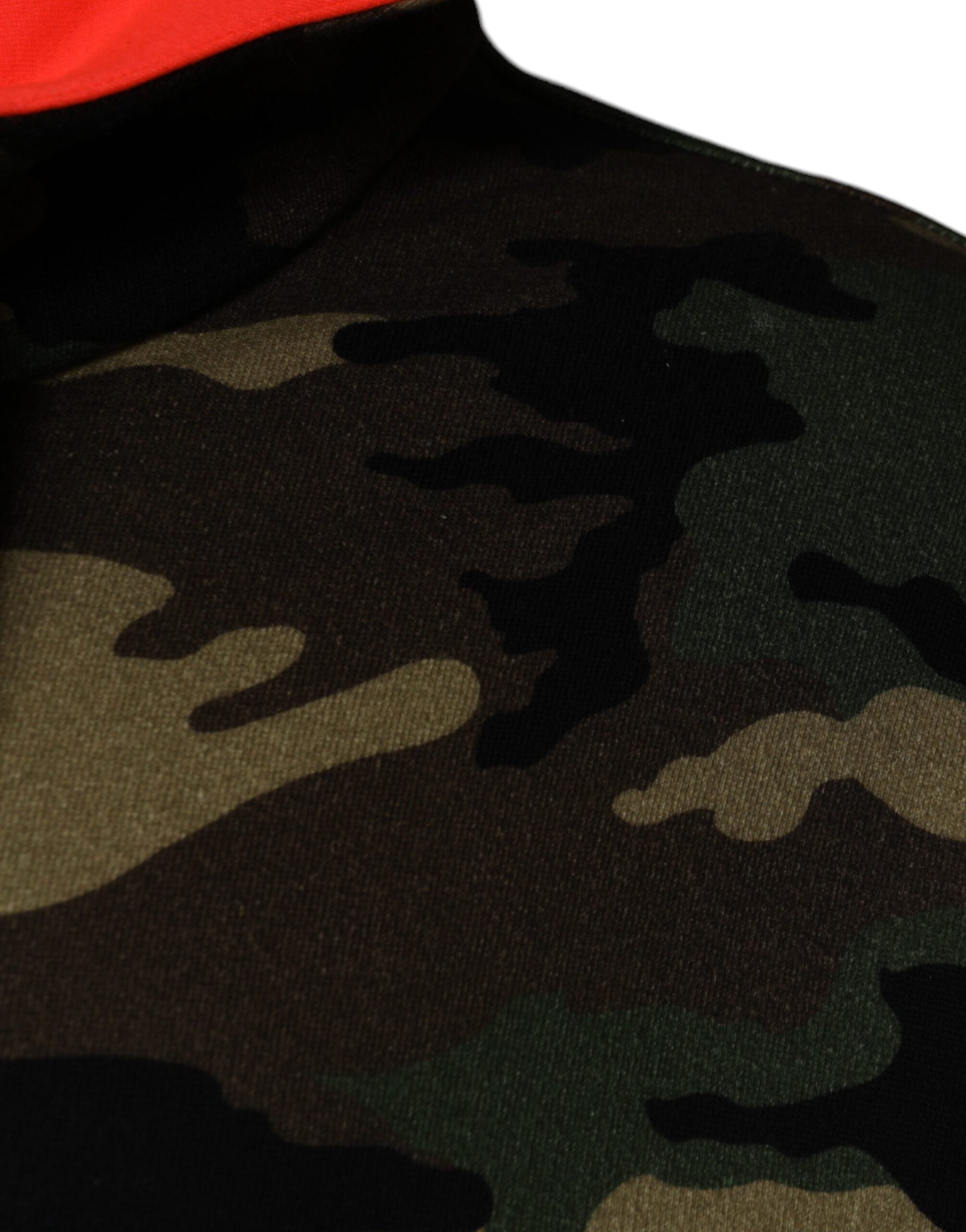 Multicolor Camouflage Hooded Heren Sweatshirt Trui