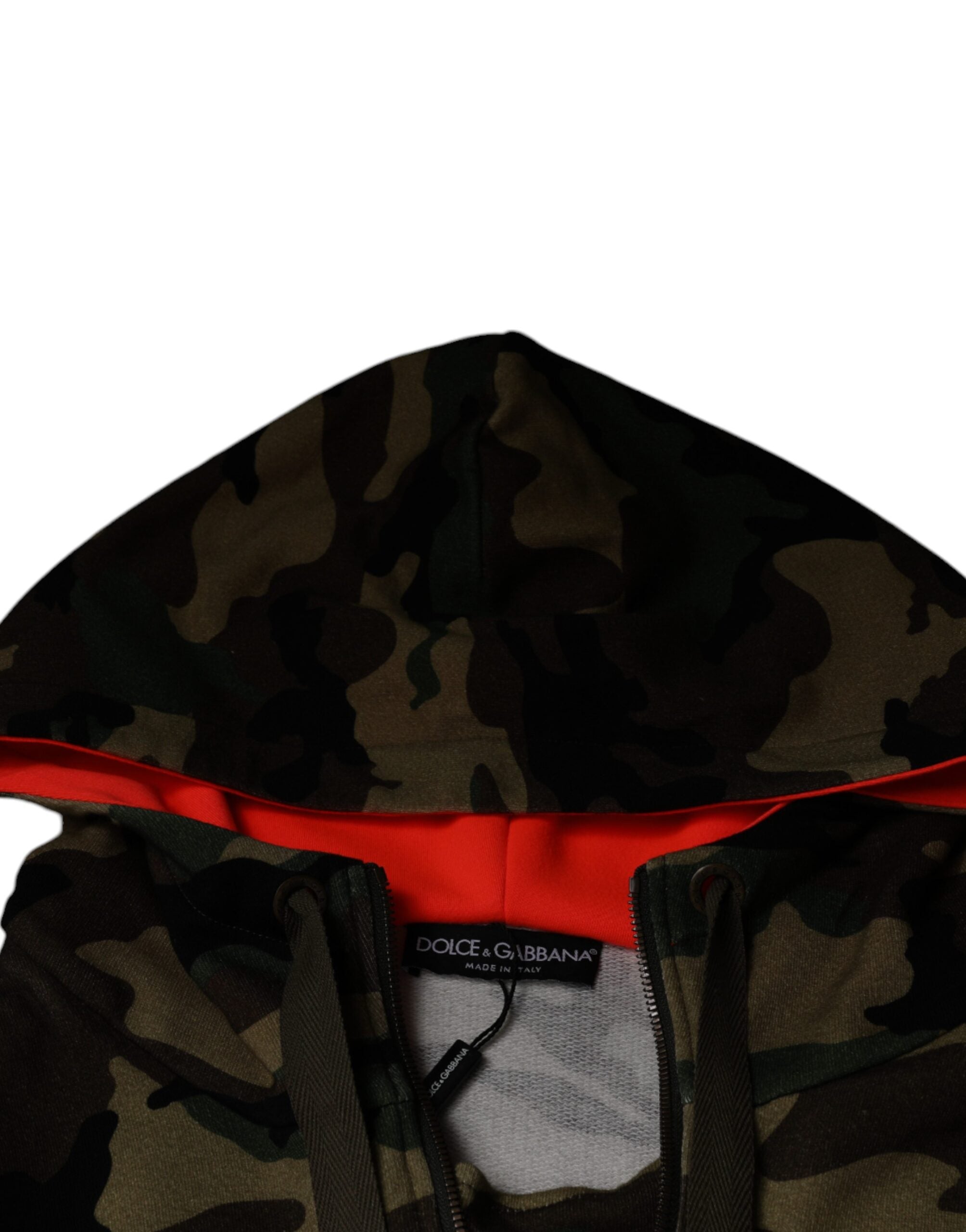 Multicolor Camouflage Hooded Heren Sweatshirt Trui