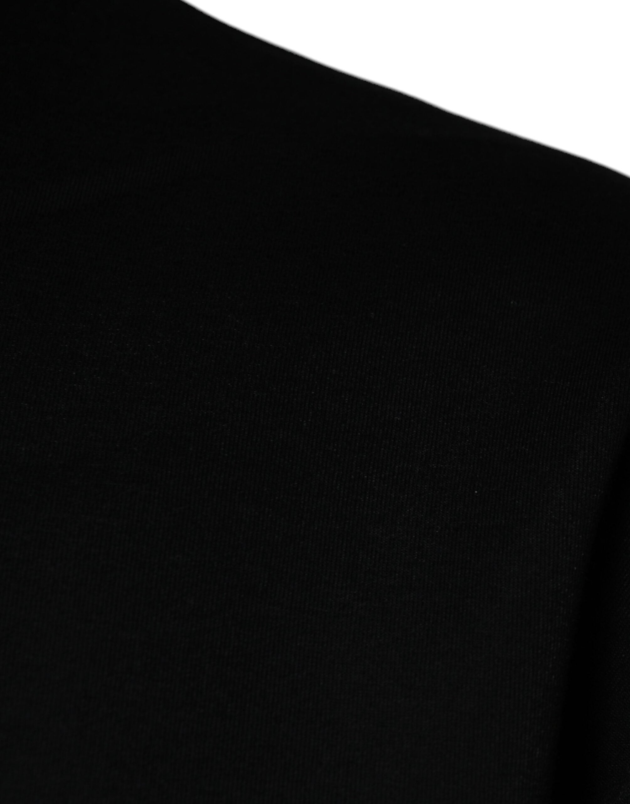 Zwarte DG Logo katoenen heren sweatshirt trui