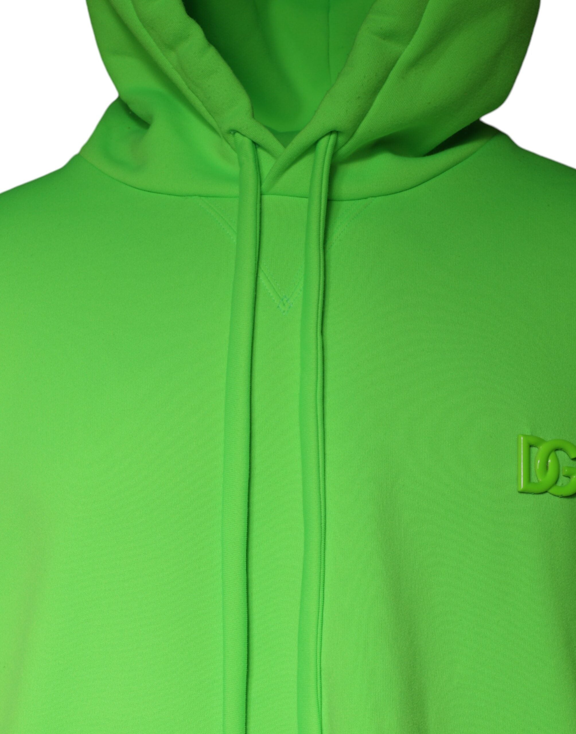 Groene Logo Hooded Pullover Heren Sweatshirt Trui