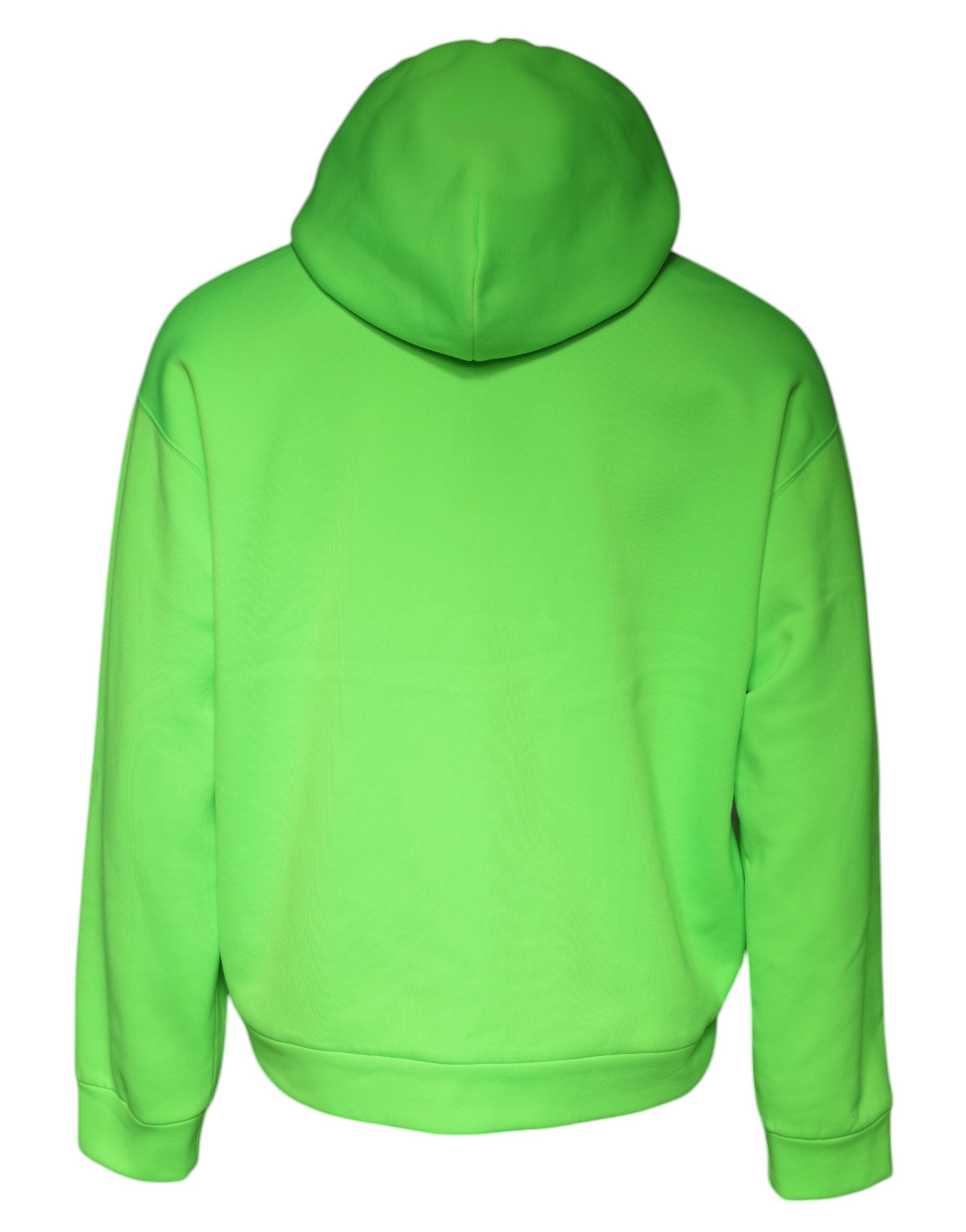 Groene Logo Hooded Pullover Heren Sweatshirt Trui