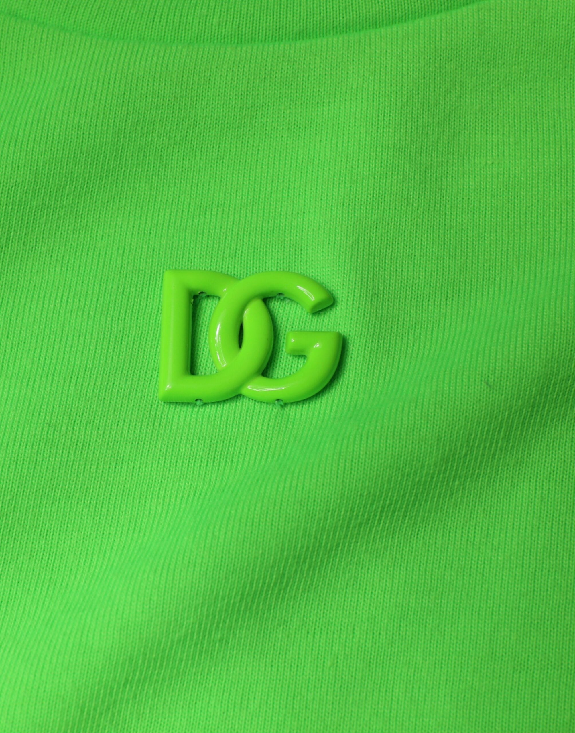 Groene Logo Hooded Pullover Heren Sweatshirt Trui