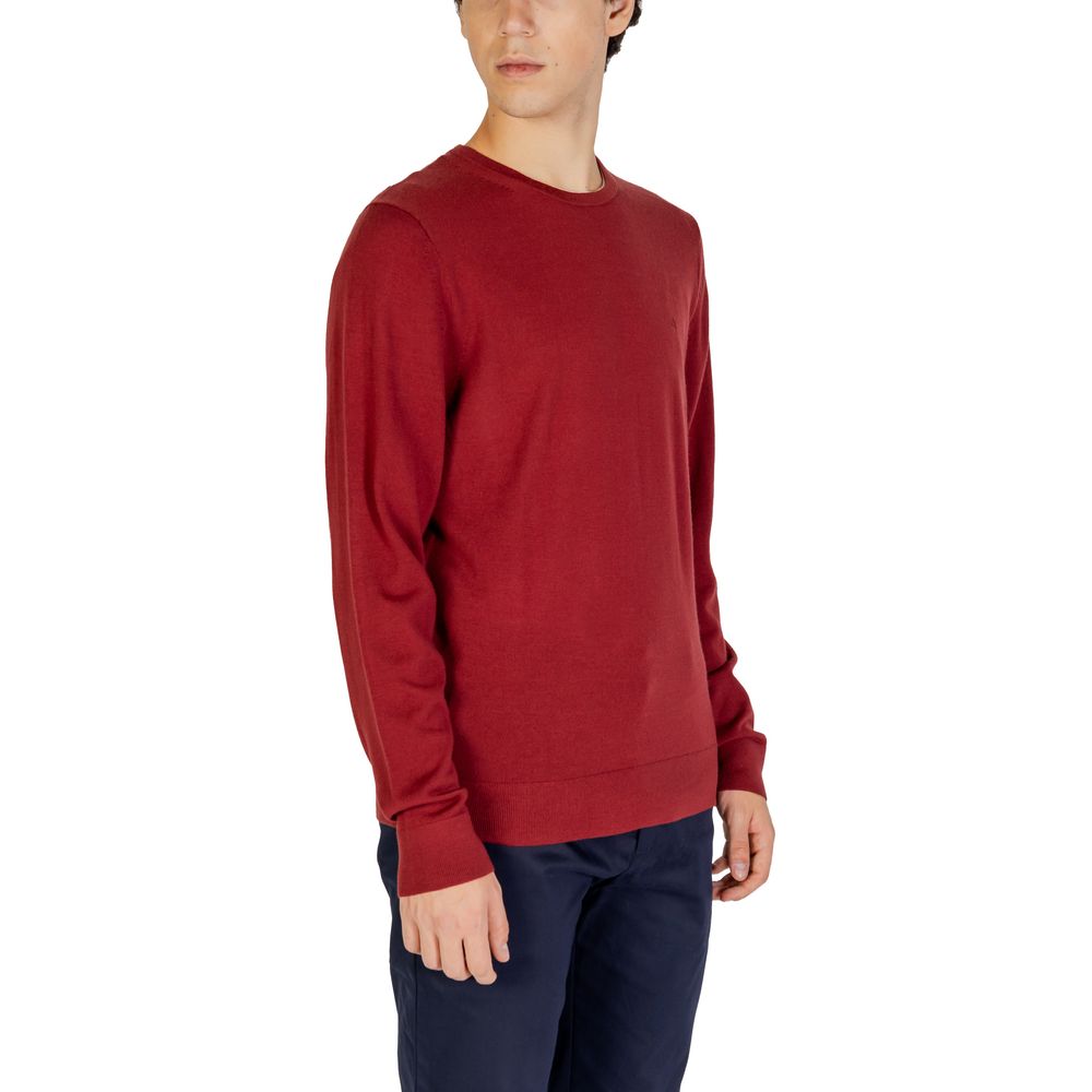 Bordeaux gerecyclede wollen sportkleding