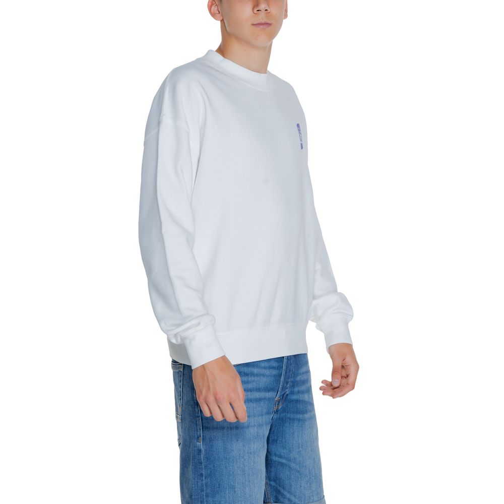 Witte katoenen sweater