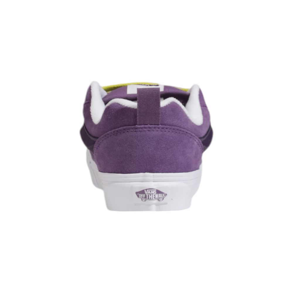 Paarse suède leren sneaker