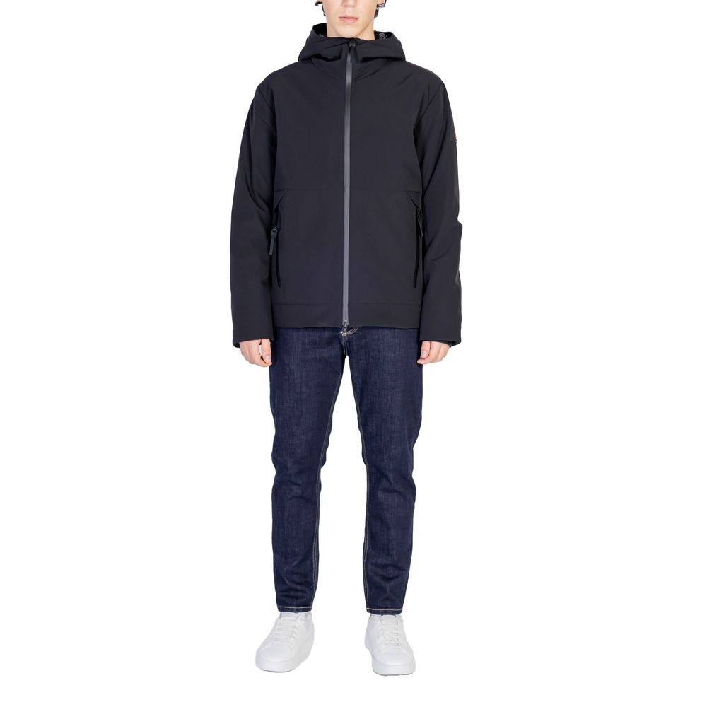Zwarte polyamide jassen en jassen