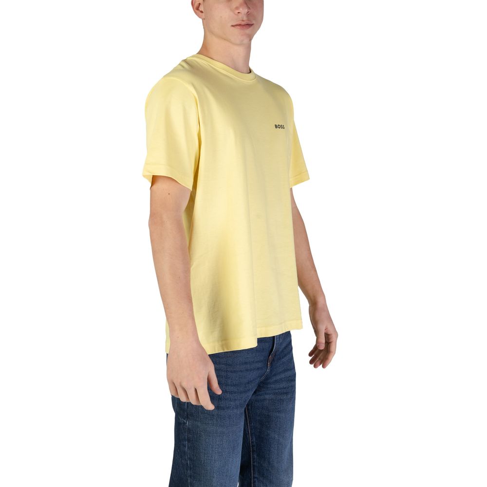 Geel katoenen T-shirt