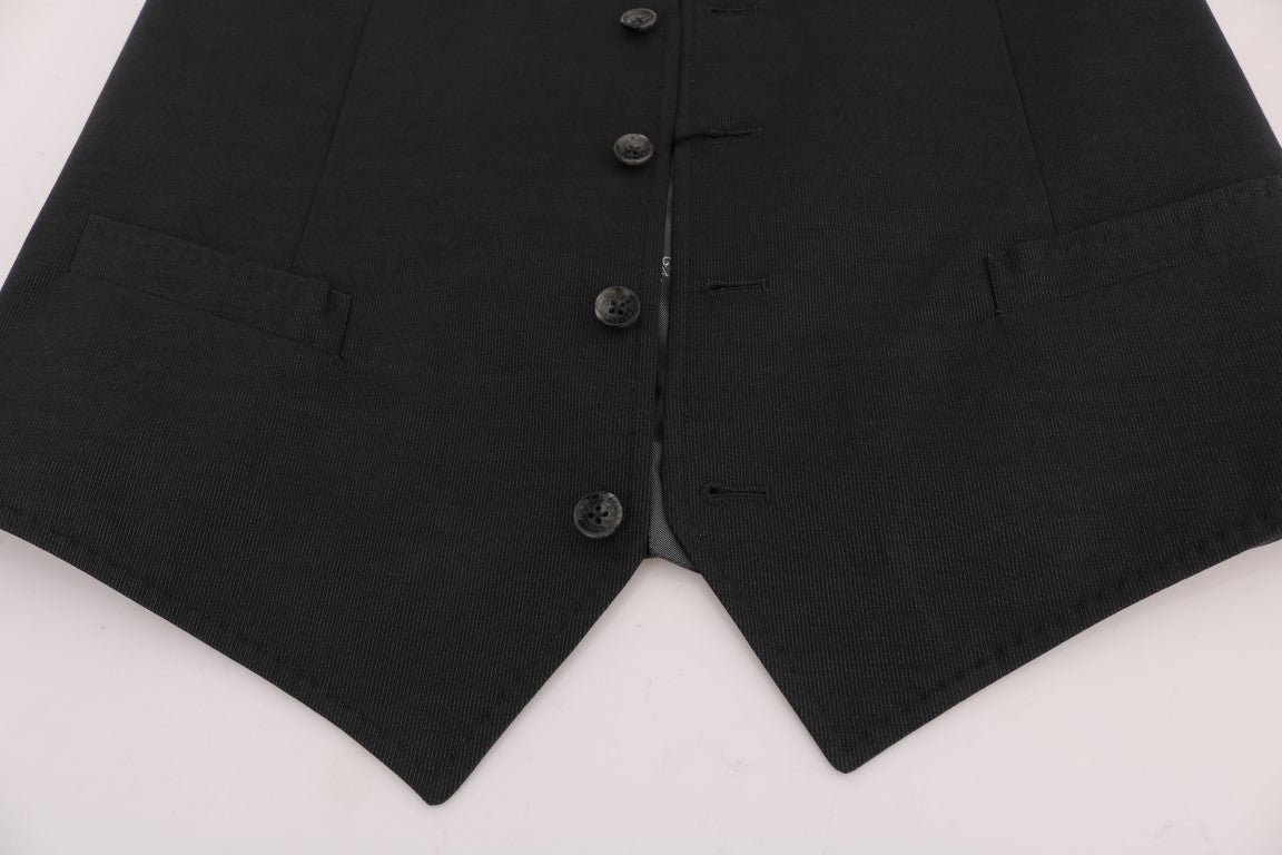Grijs STAFF katoenen rayon vest