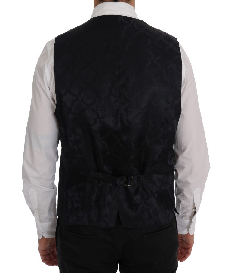 Grijs wollen stretchvest