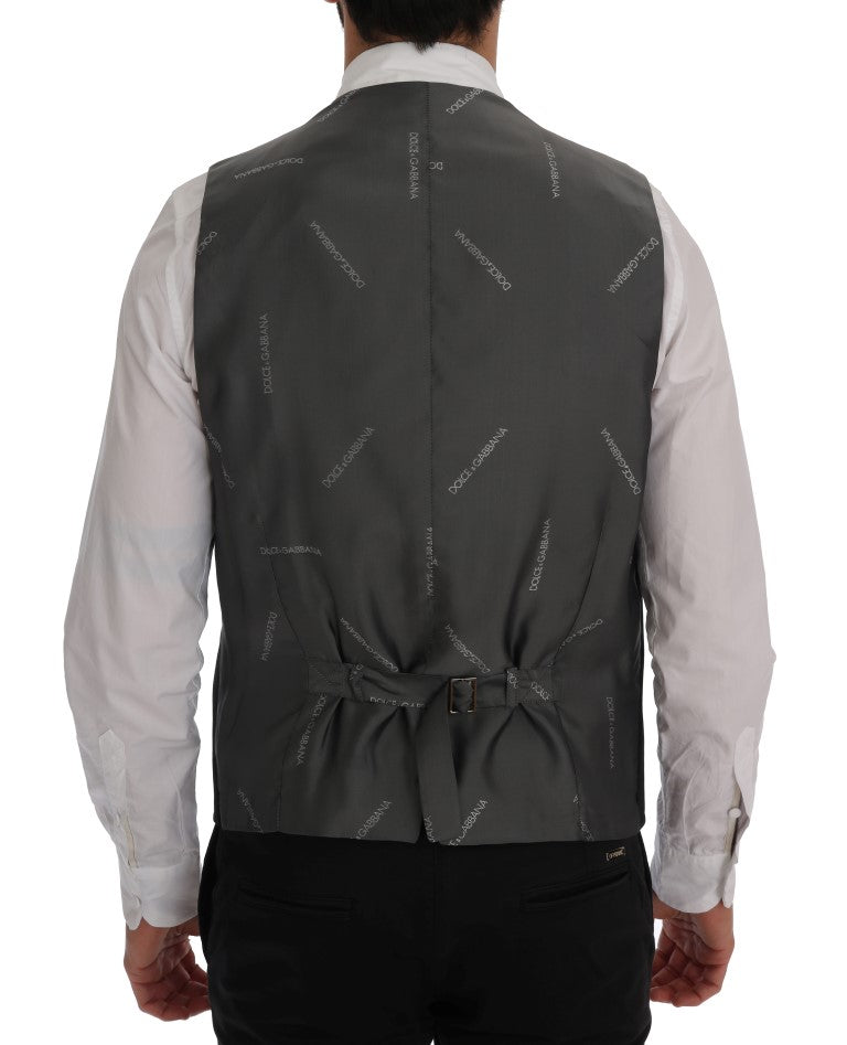 Zwart STAFF katoenen rayon vest