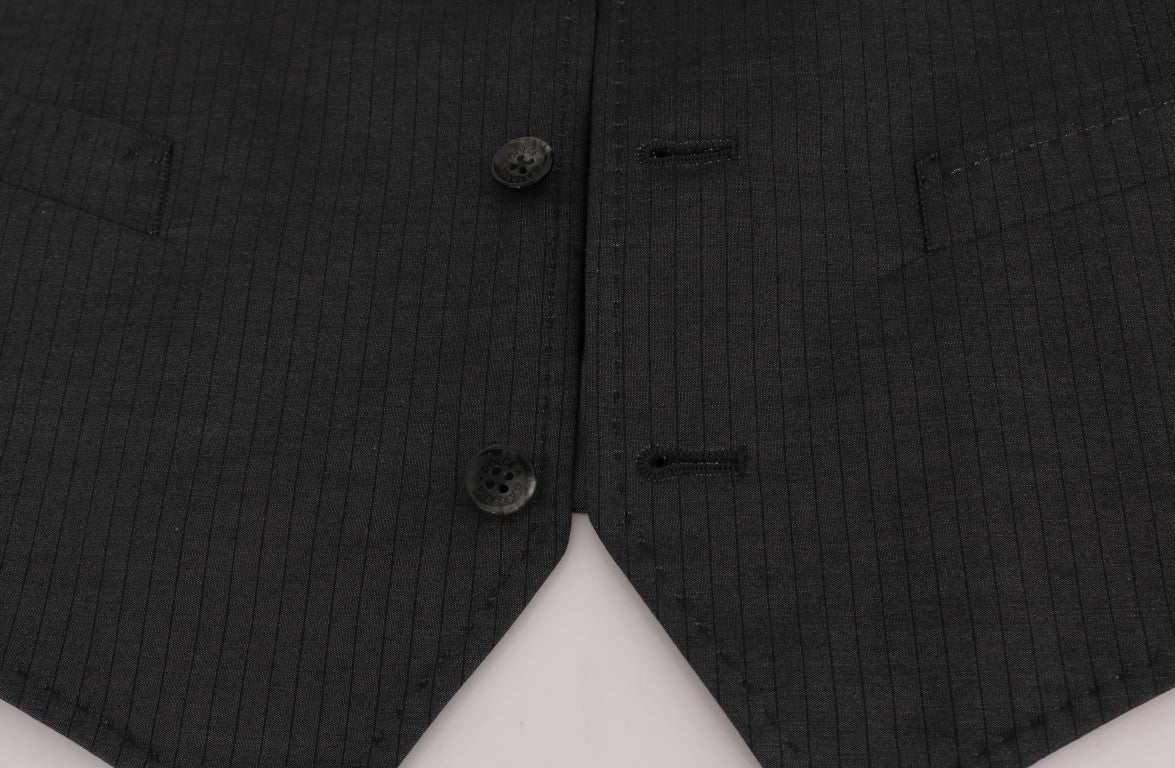 Grijs STAFF katoenen rayon vest