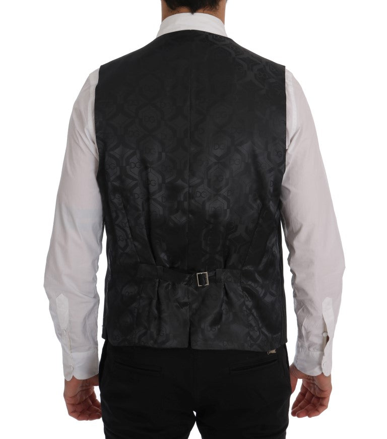 Grijs wollen stretchvest