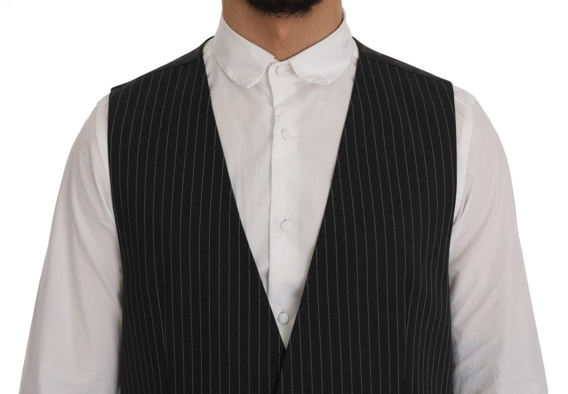 Grijs wollen stretchvest