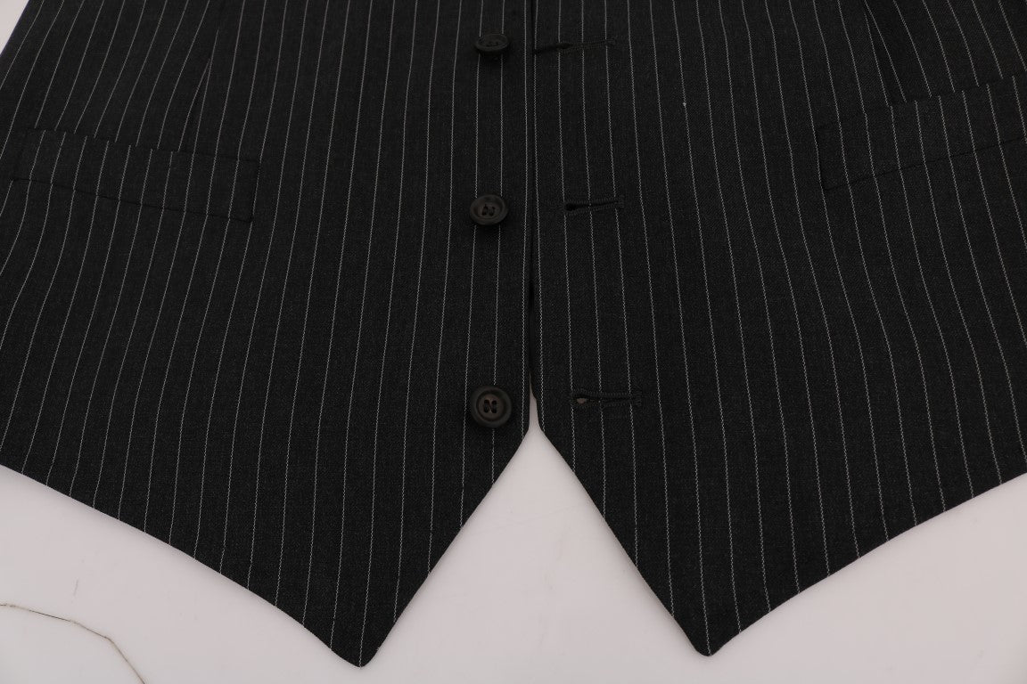 Grijs wollen stretchvest