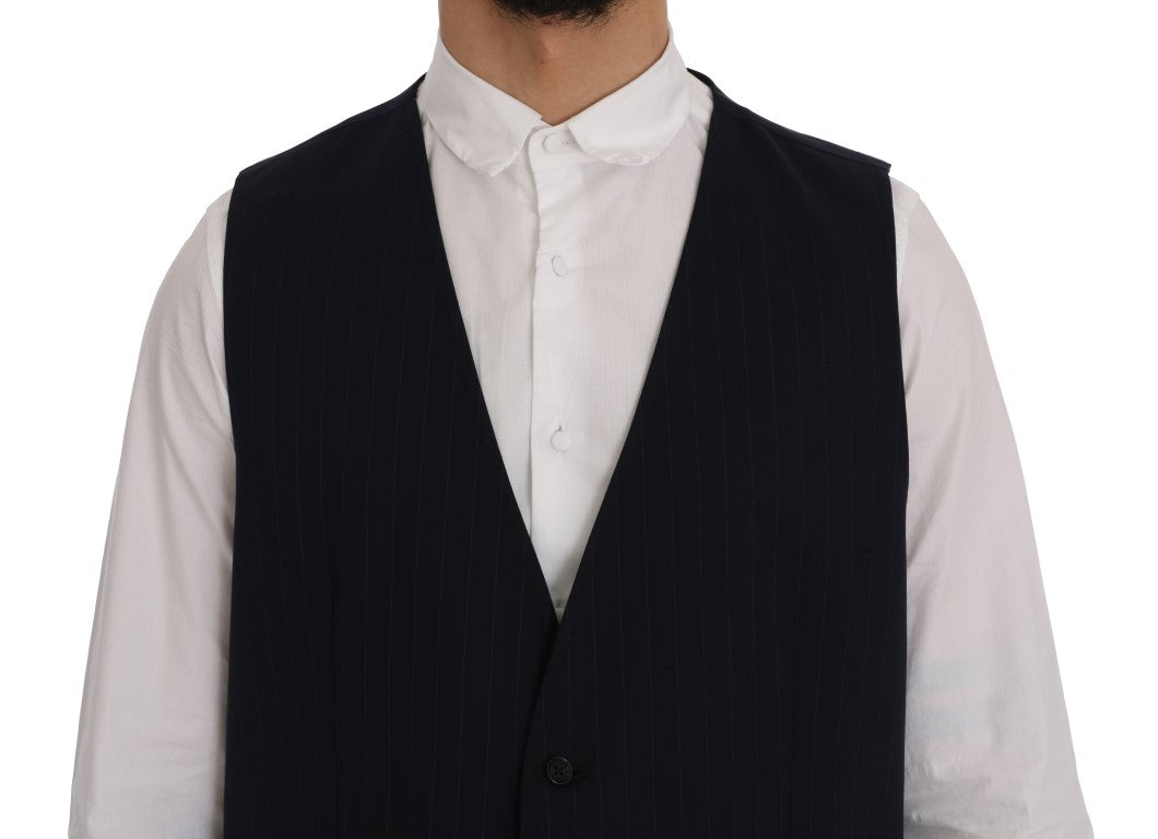 Blauw STAFF wollen stretchvest