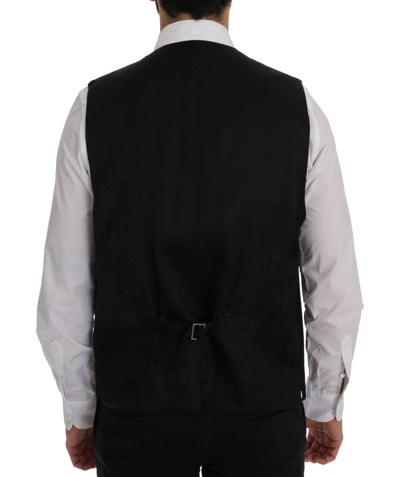 Zwart STAFF wollen stretchvest