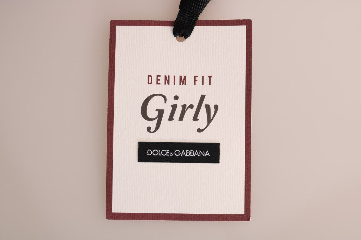 Blauwe GIRLY gestreepte katoenen jeans