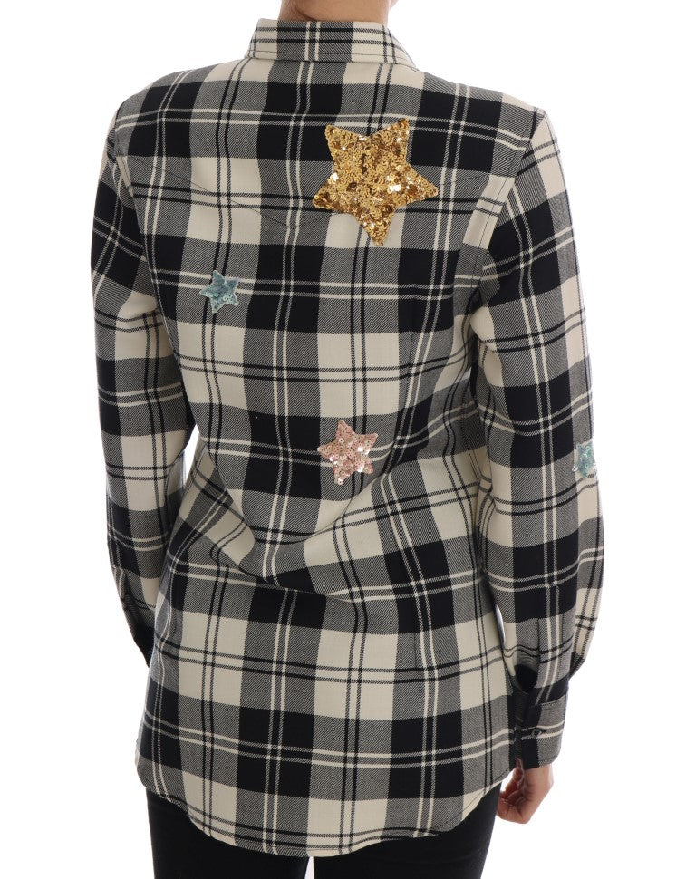 Zwart Wit Sprookjeskristal Shirt