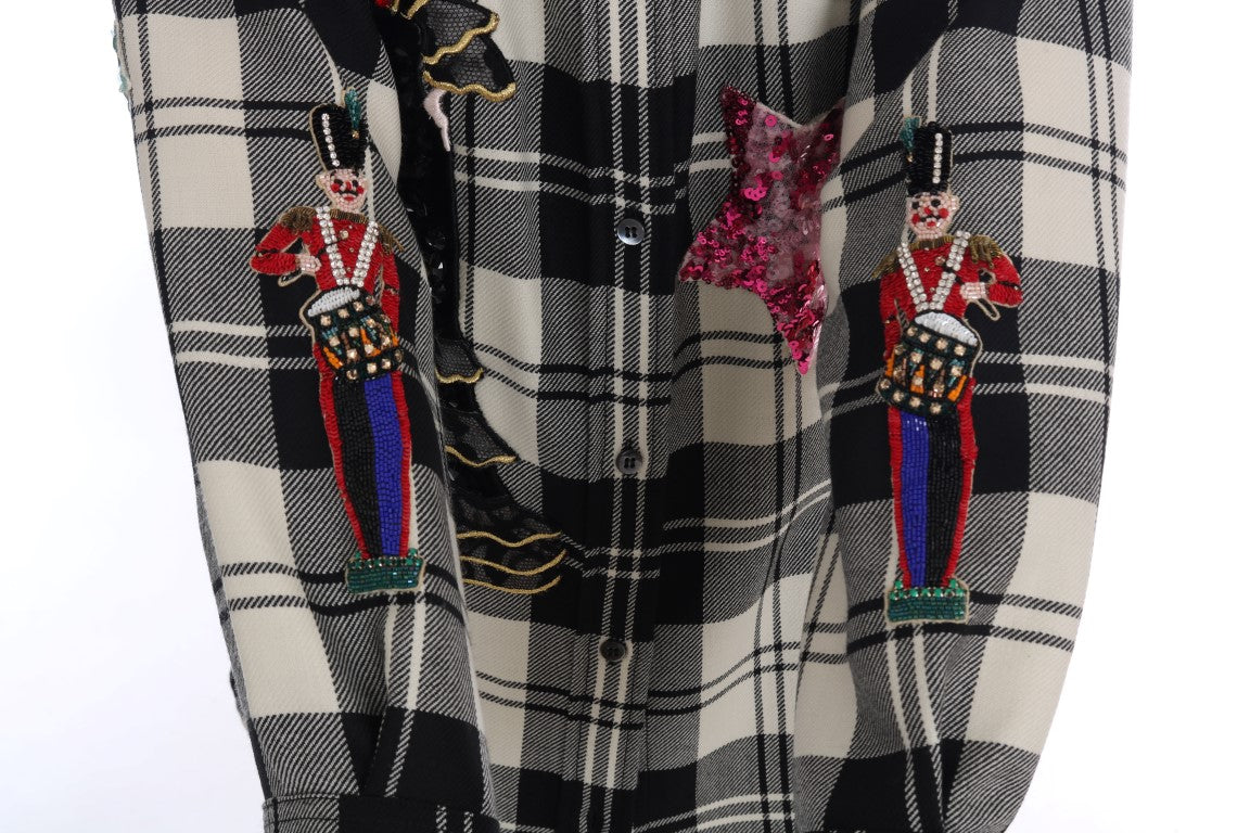 Zwart Wit Sprookjeskristal Shirt