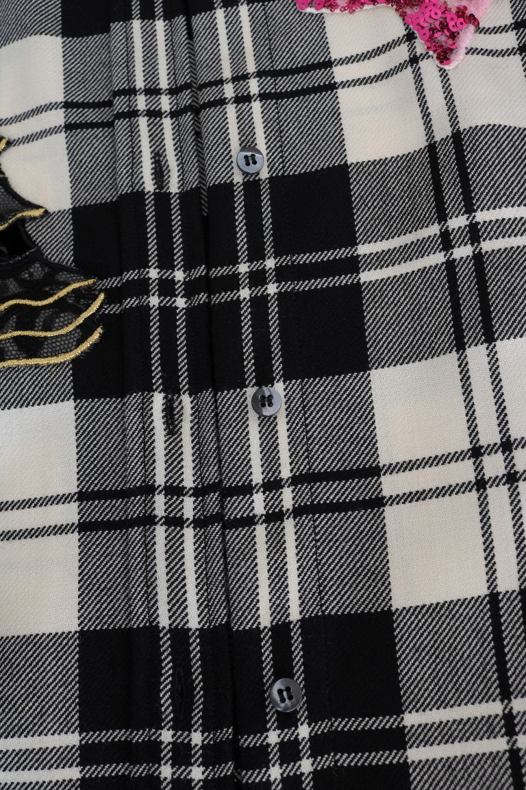 Zwart Wit Sprookjeskristal Shirt