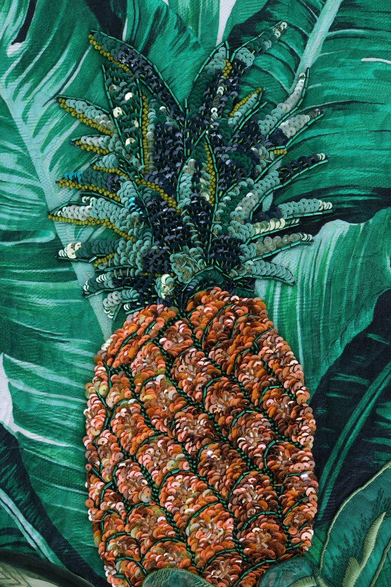 Ananas Banaan Pailletten Ronde Hals Trui