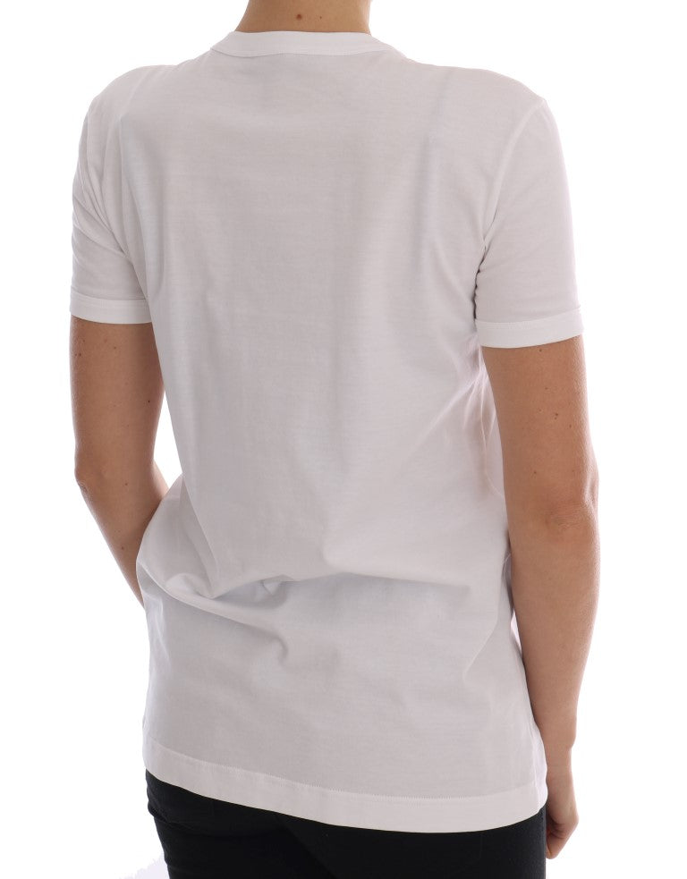 Wit katoenen sprookjes T-shirt