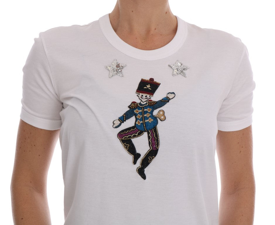 Wit katoenen sprookjes T-shirt