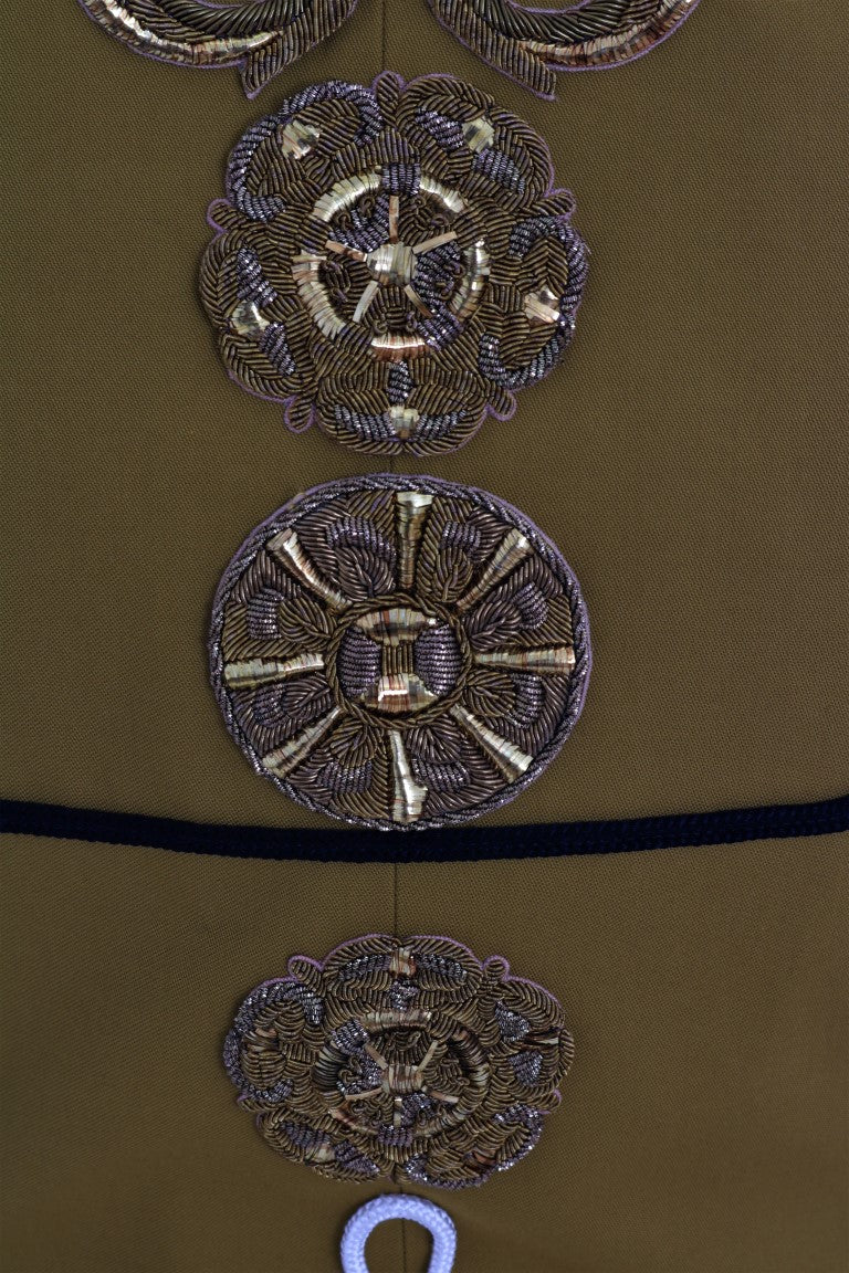 Geel kristal kruis vestjasje