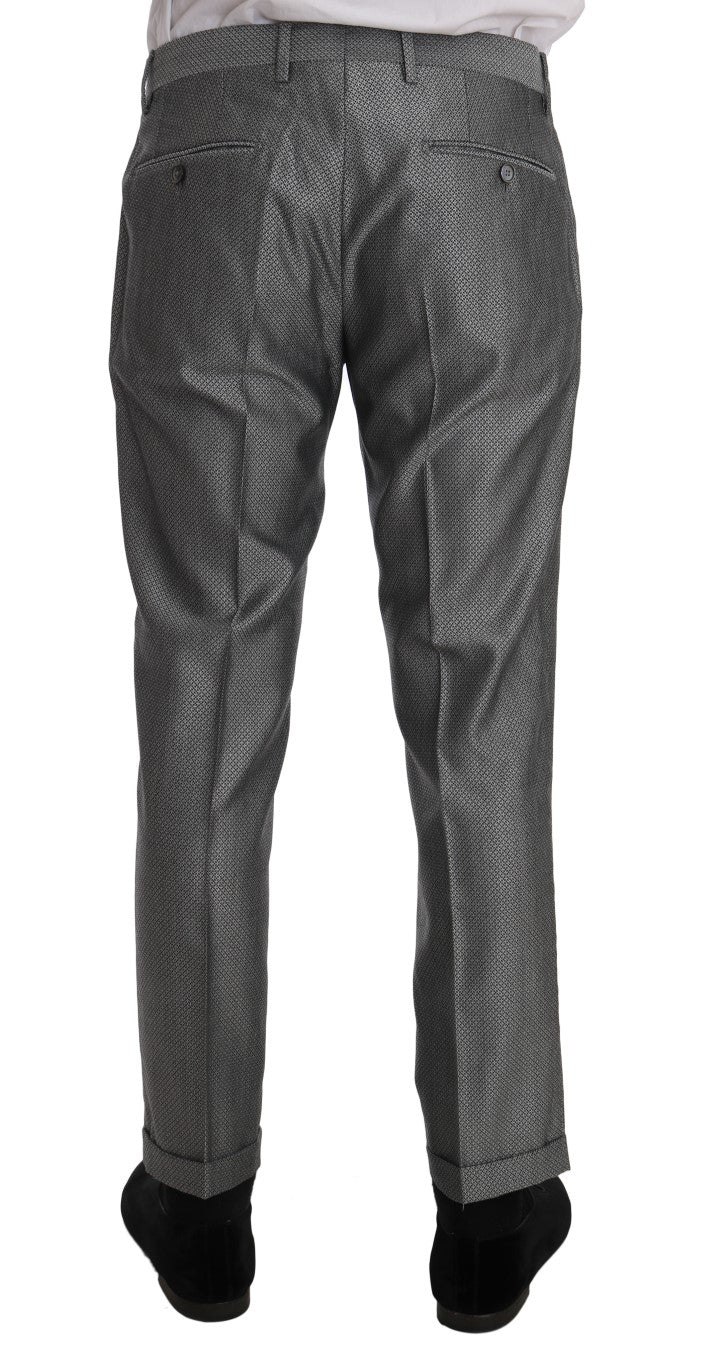 Zwart stretch Crystal Bee slim fit pak