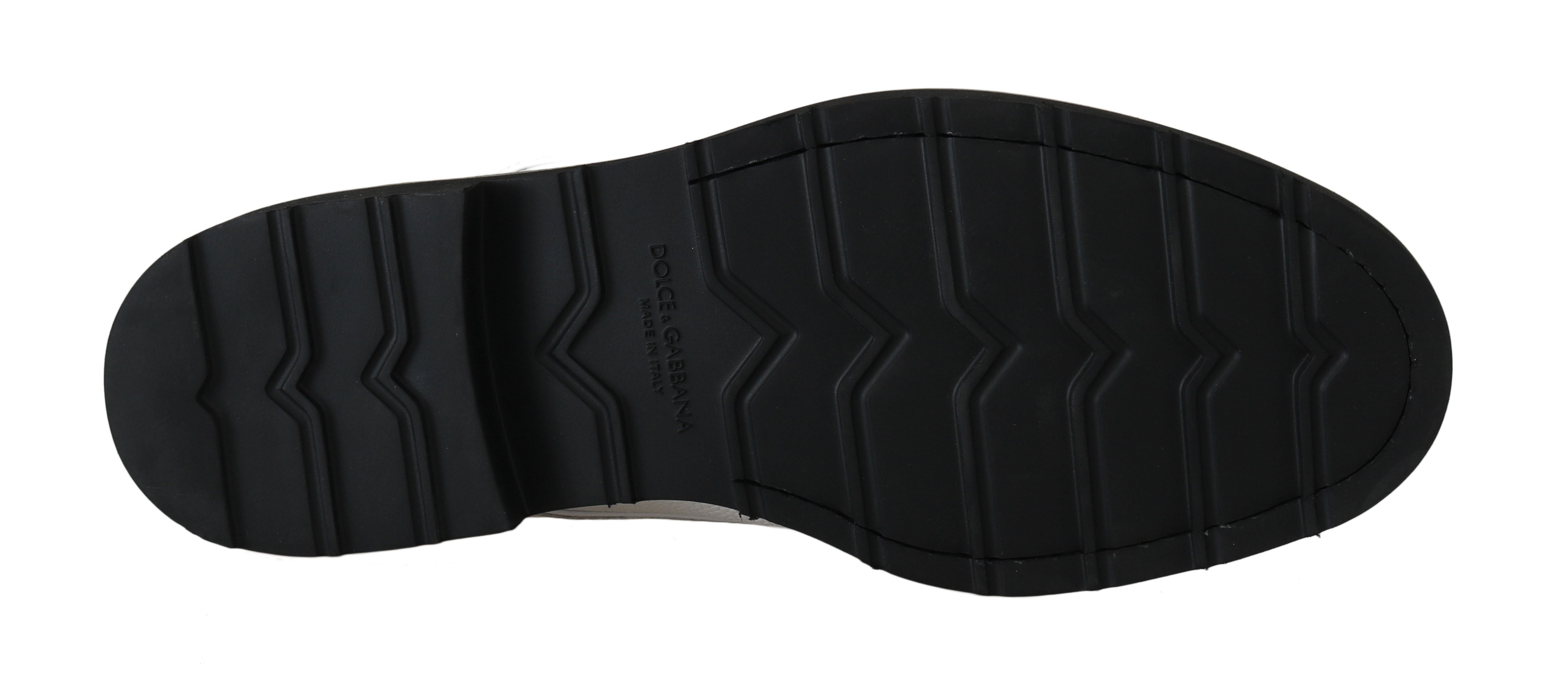 Witte leren derby-jurk formele schoenen