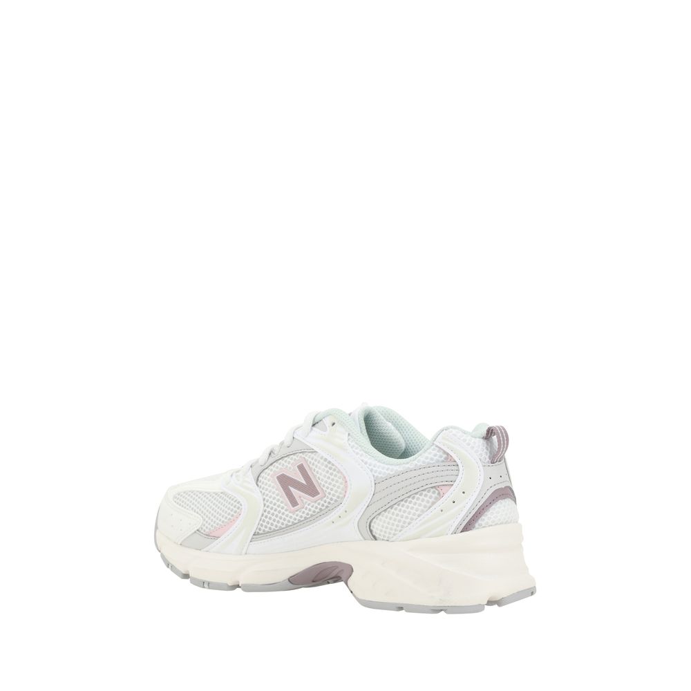 Witte leren Tier 3-sneakers
