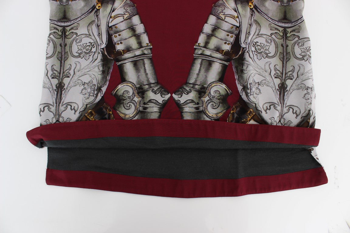 Rode Ridder Print Zijden Blouse T-shirt