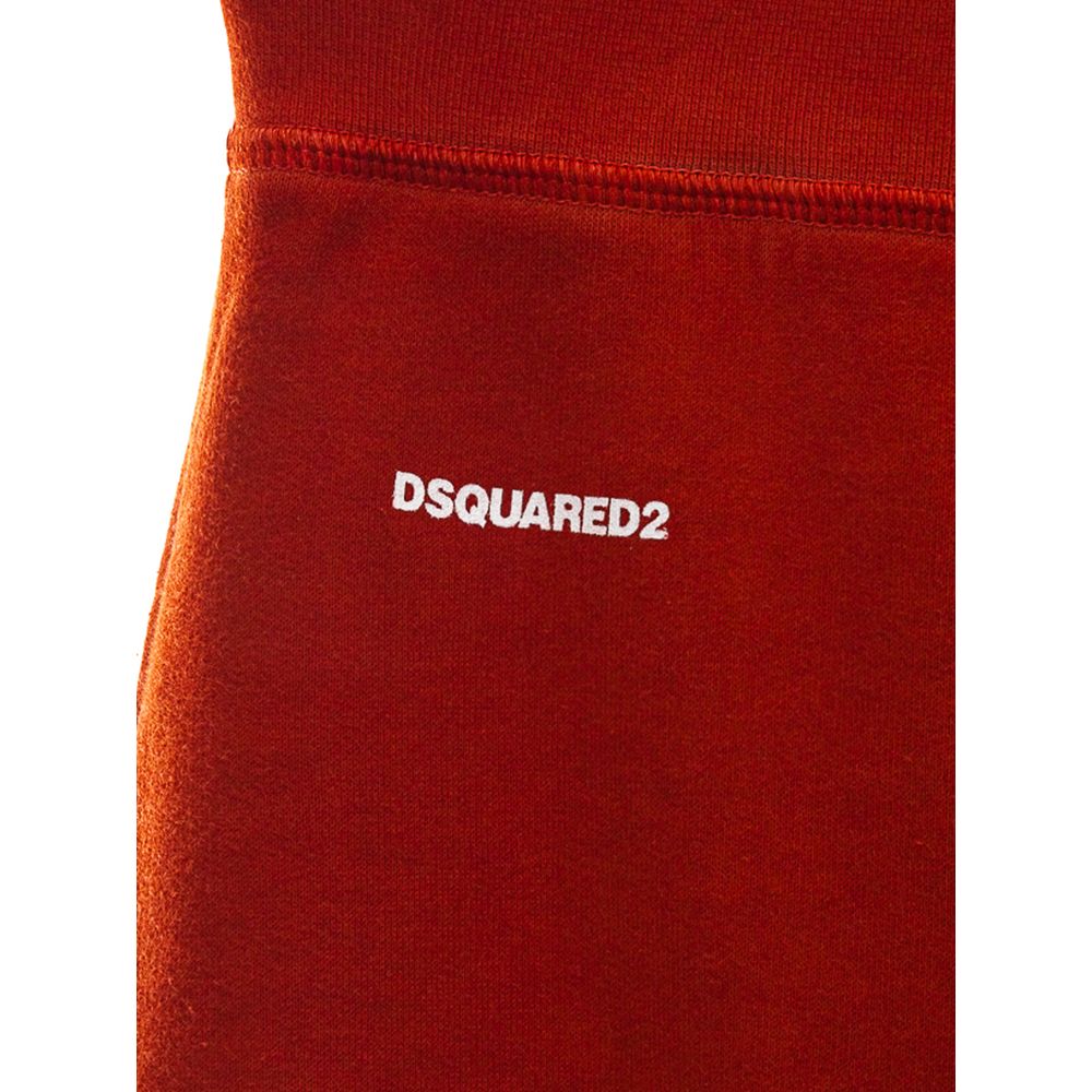 Rode katoenen wijde broek