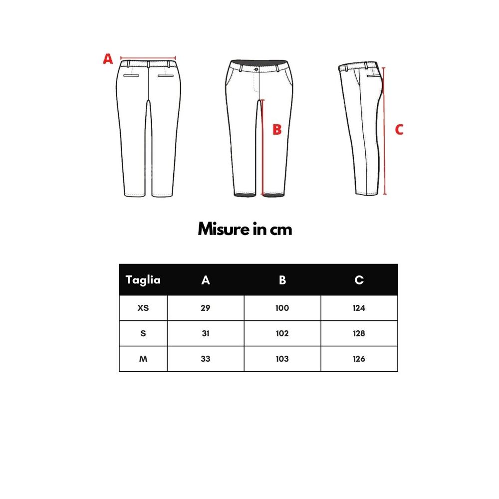 Rode katoenen wijde broek