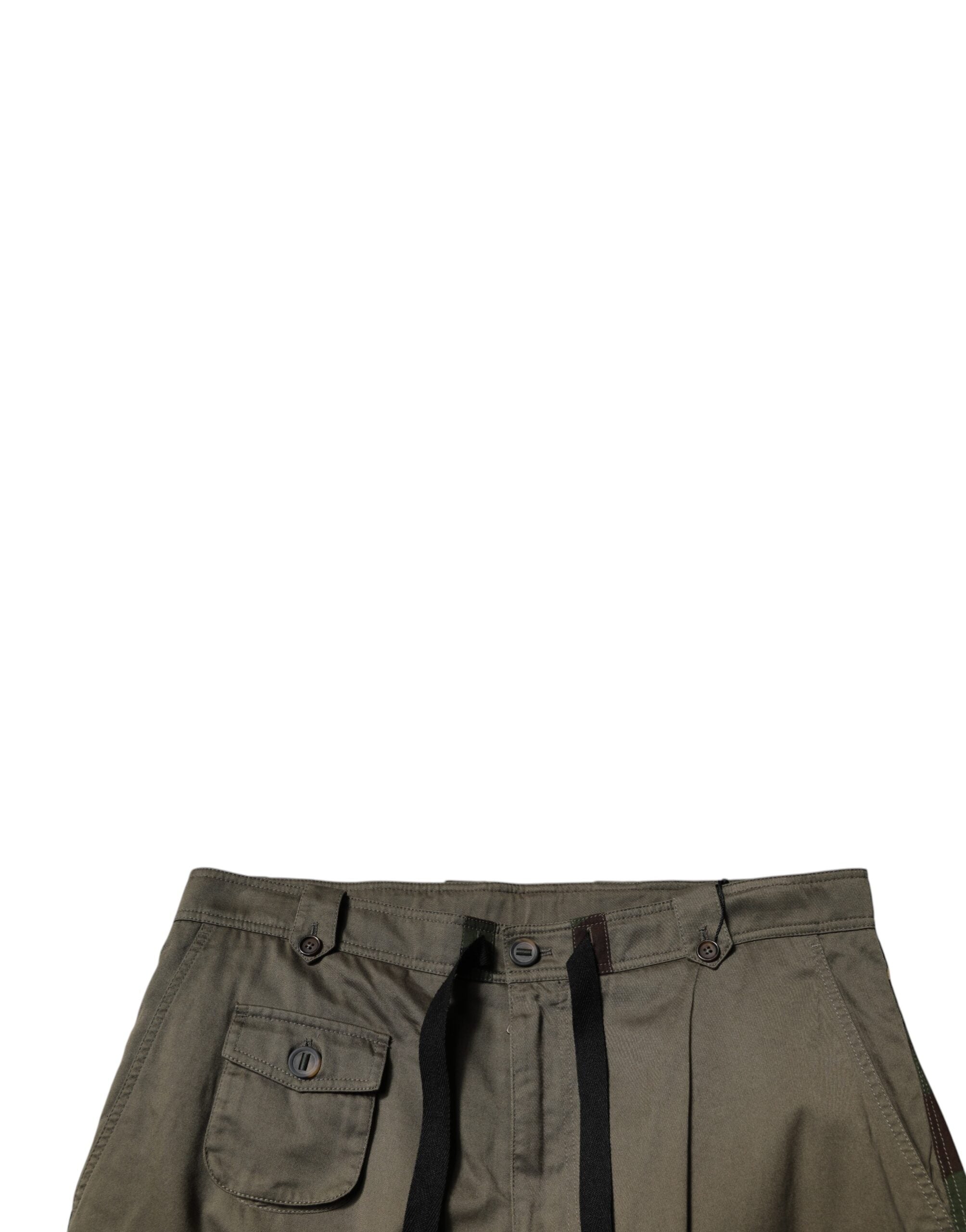 Multicolor Patchwork Camouflage Cargobroek