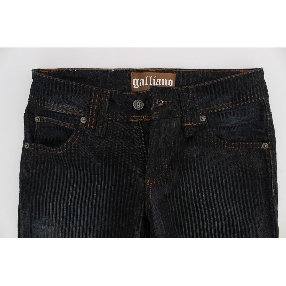 Blauwe katoenen jeans en broek