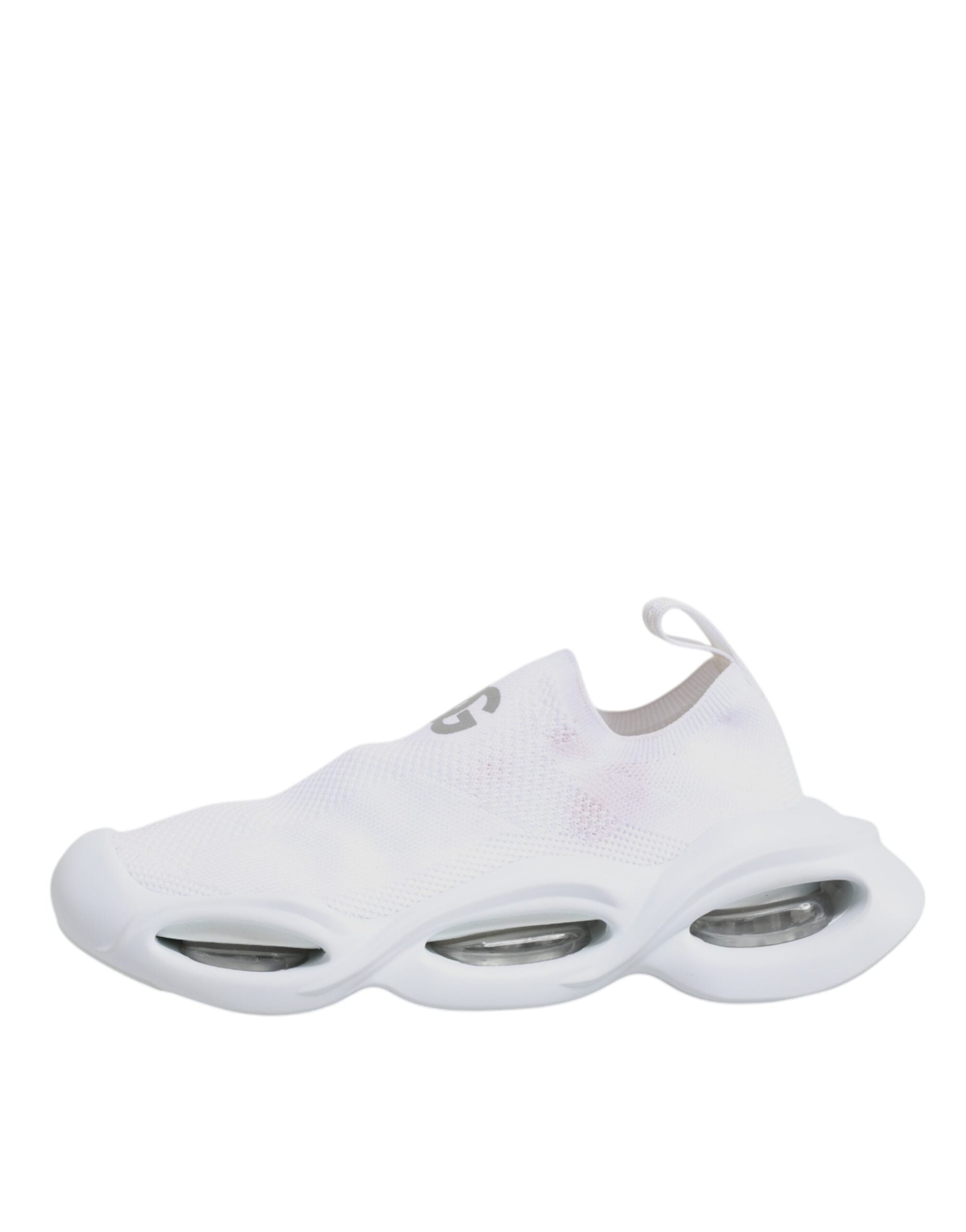 Witte Slip On Wave Low Top Sneakers