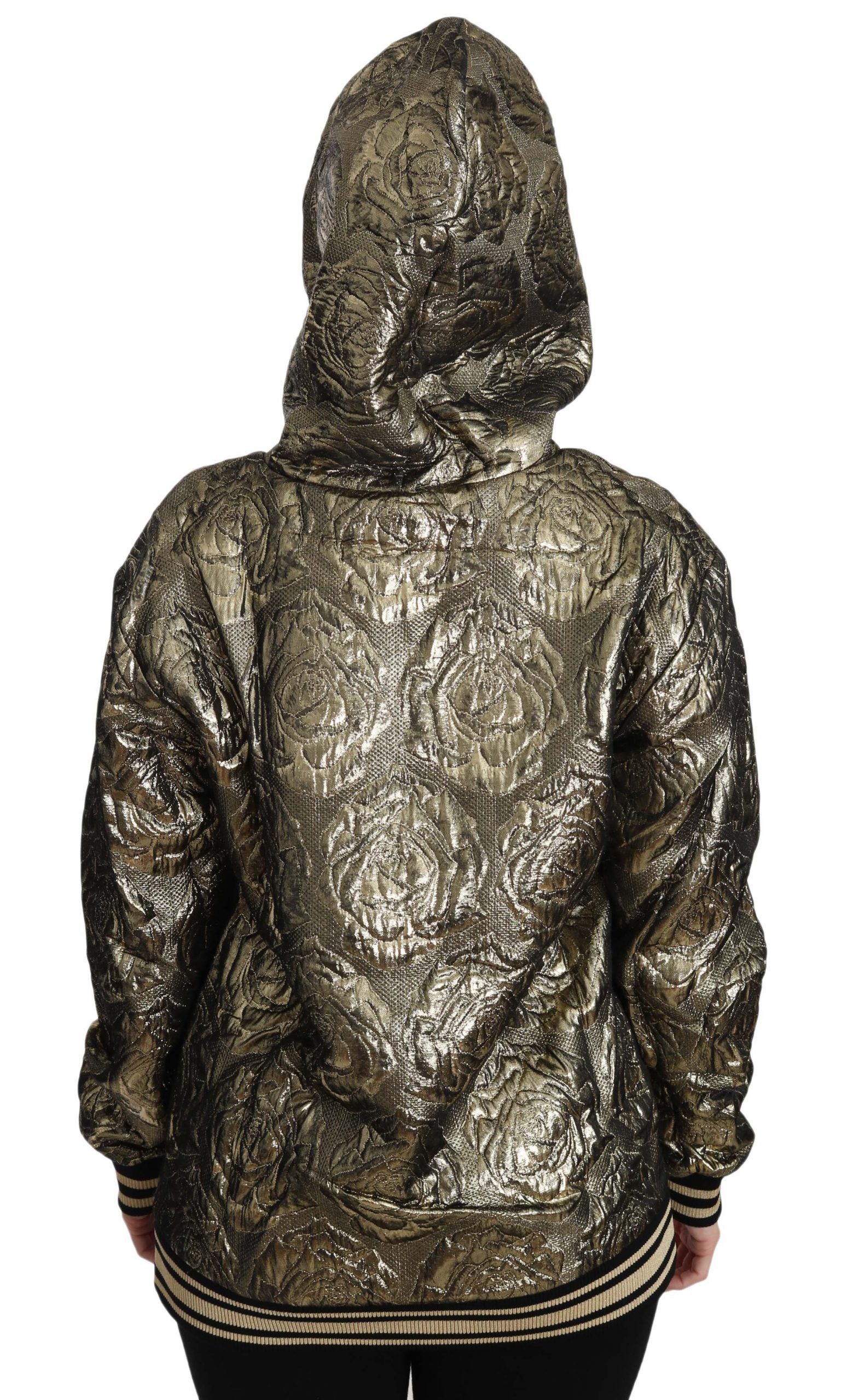 Ik ben de koningin Jaquard gouden sweatshirt hoodie
