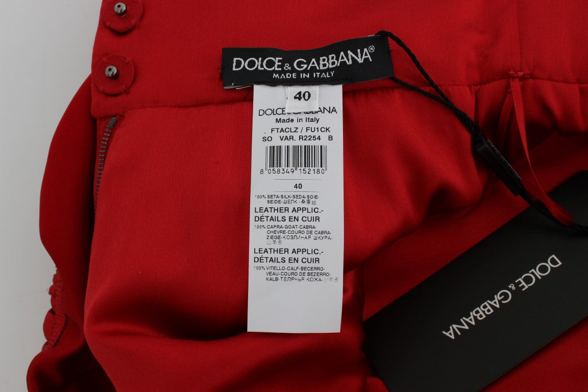 Rode zijden rozen Sicilië shorts