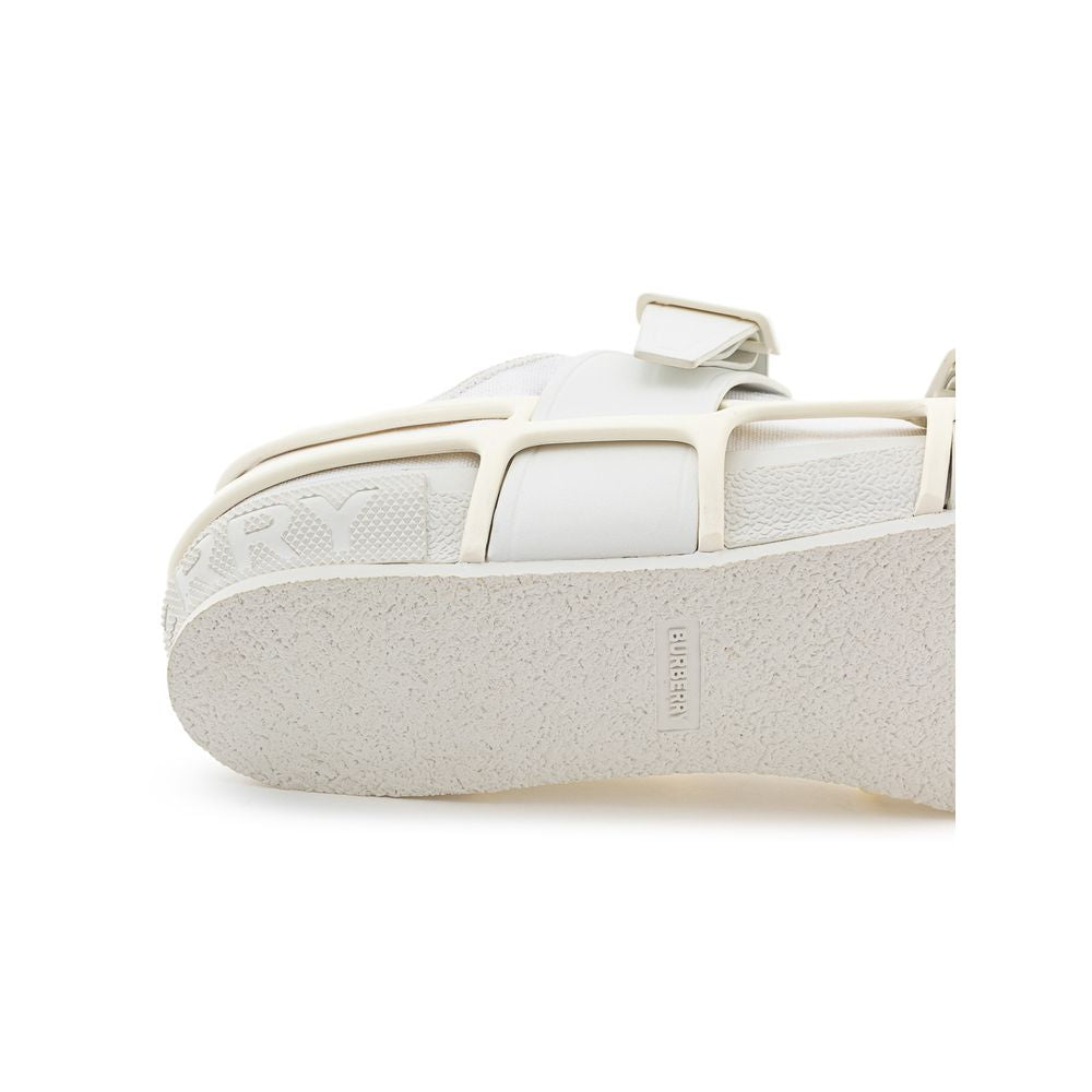 Witte katoenen sneaker