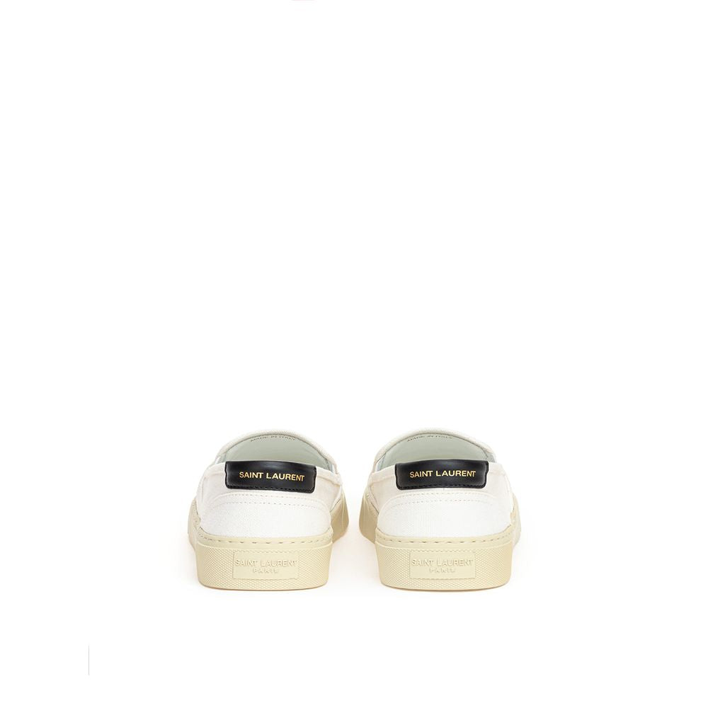 Witte katoenen sneaker