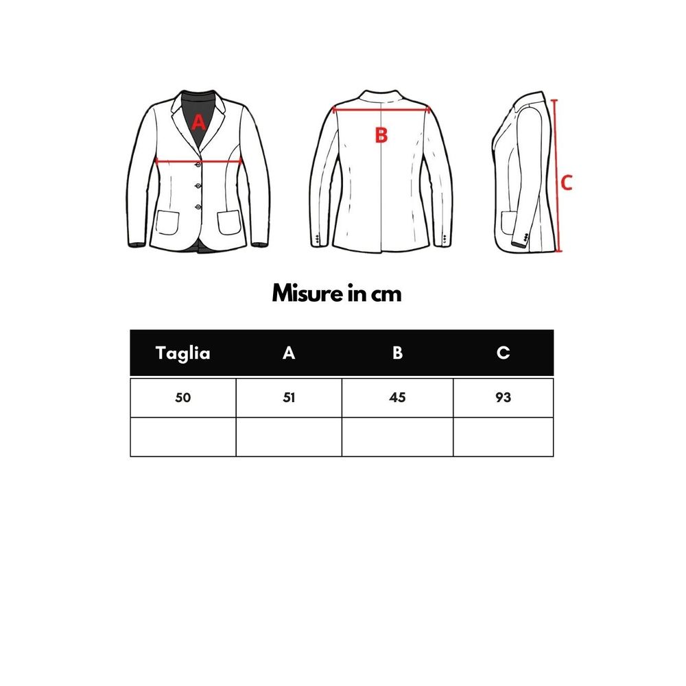 Elegante zwarte polyamide jas voor dames