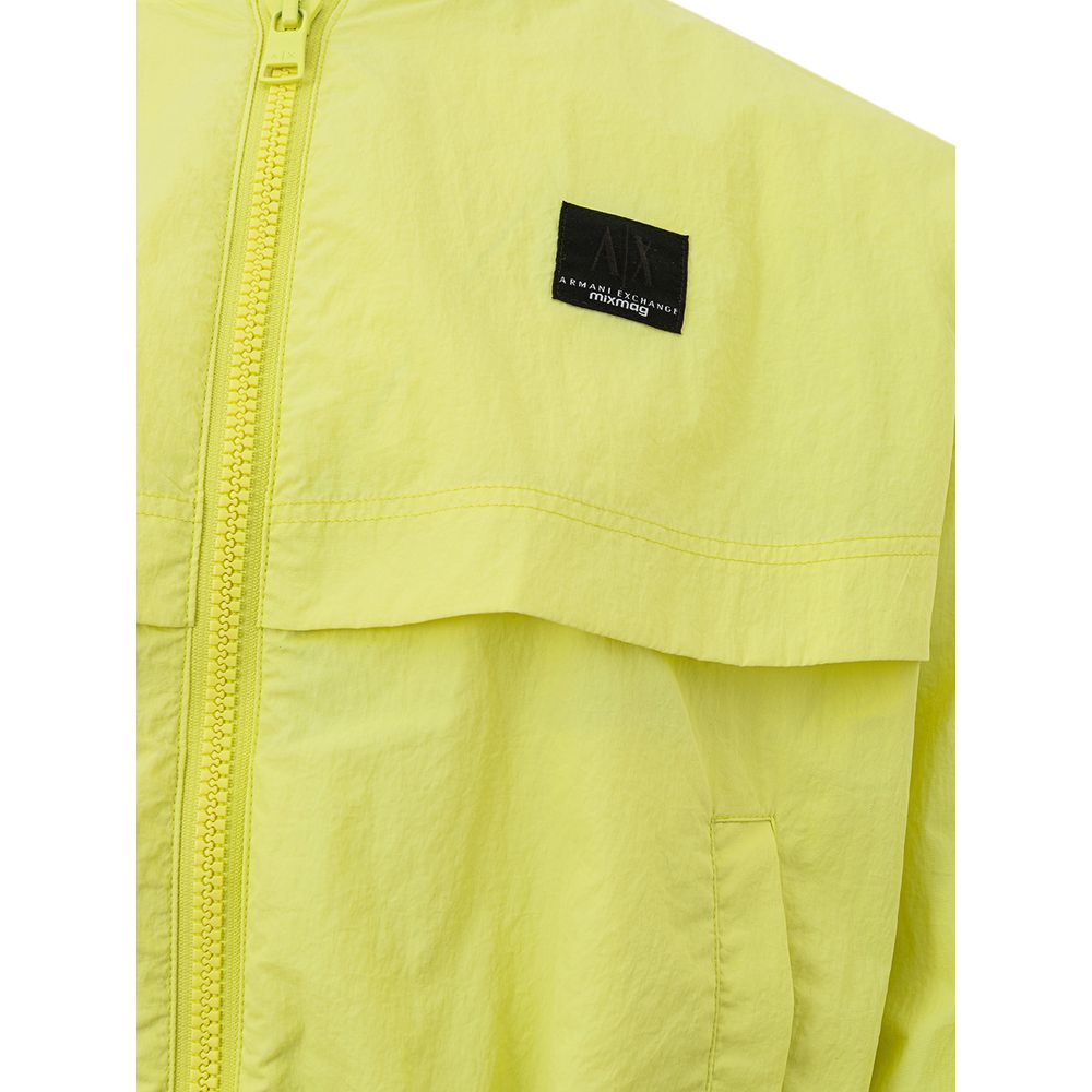 Chique gele polyamide jas voor dames