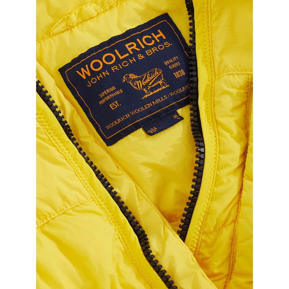 Heren levendig geel outdoorjack