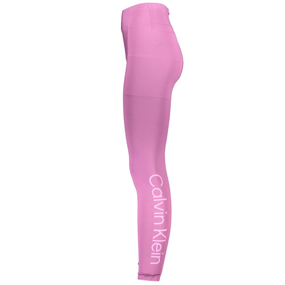 Paarse polyester dameslegging