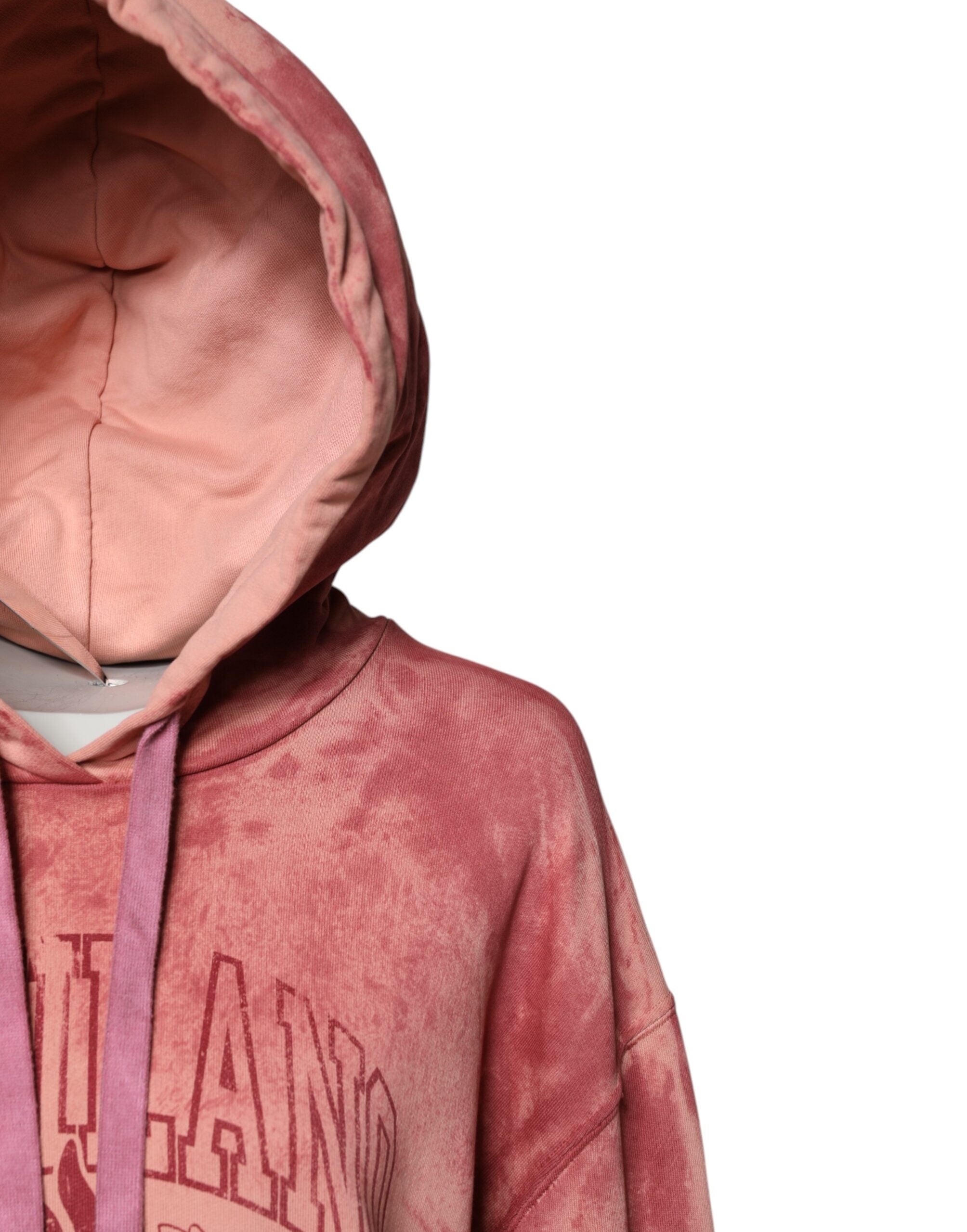 Roze DG MILANO hoodie met capuchon