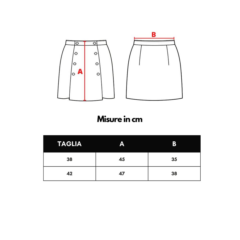 Zwarte viscose mini