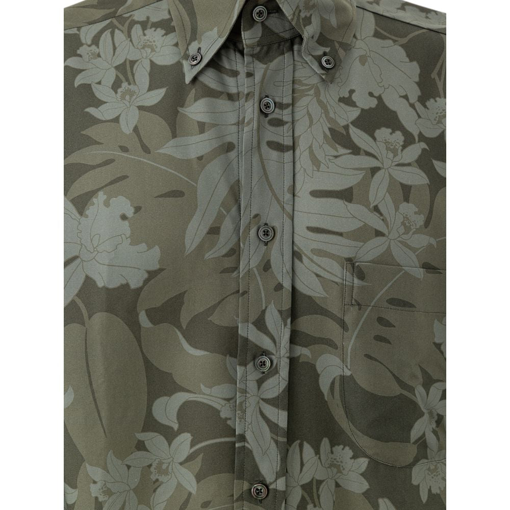 Groen Lyocell Shirt